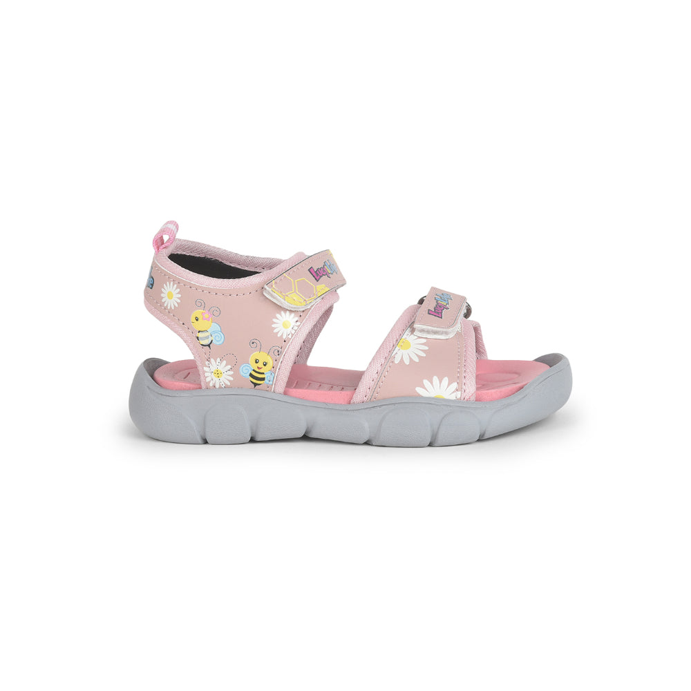 Lucy & Luke Casual Pink Sandal For Kids FLYNN-41 By Liberty