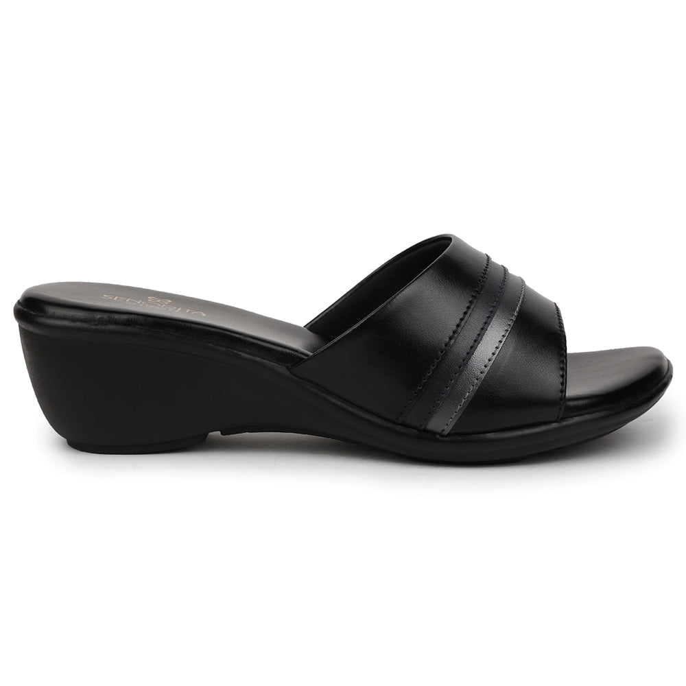 Senorita Casual Black Sandal For Women JFL-62E 