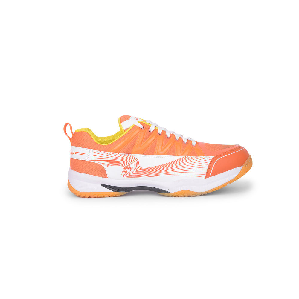 FREEDOM Sports Orange Badminton Shoes For Men GRIPPER-1 By Liberty