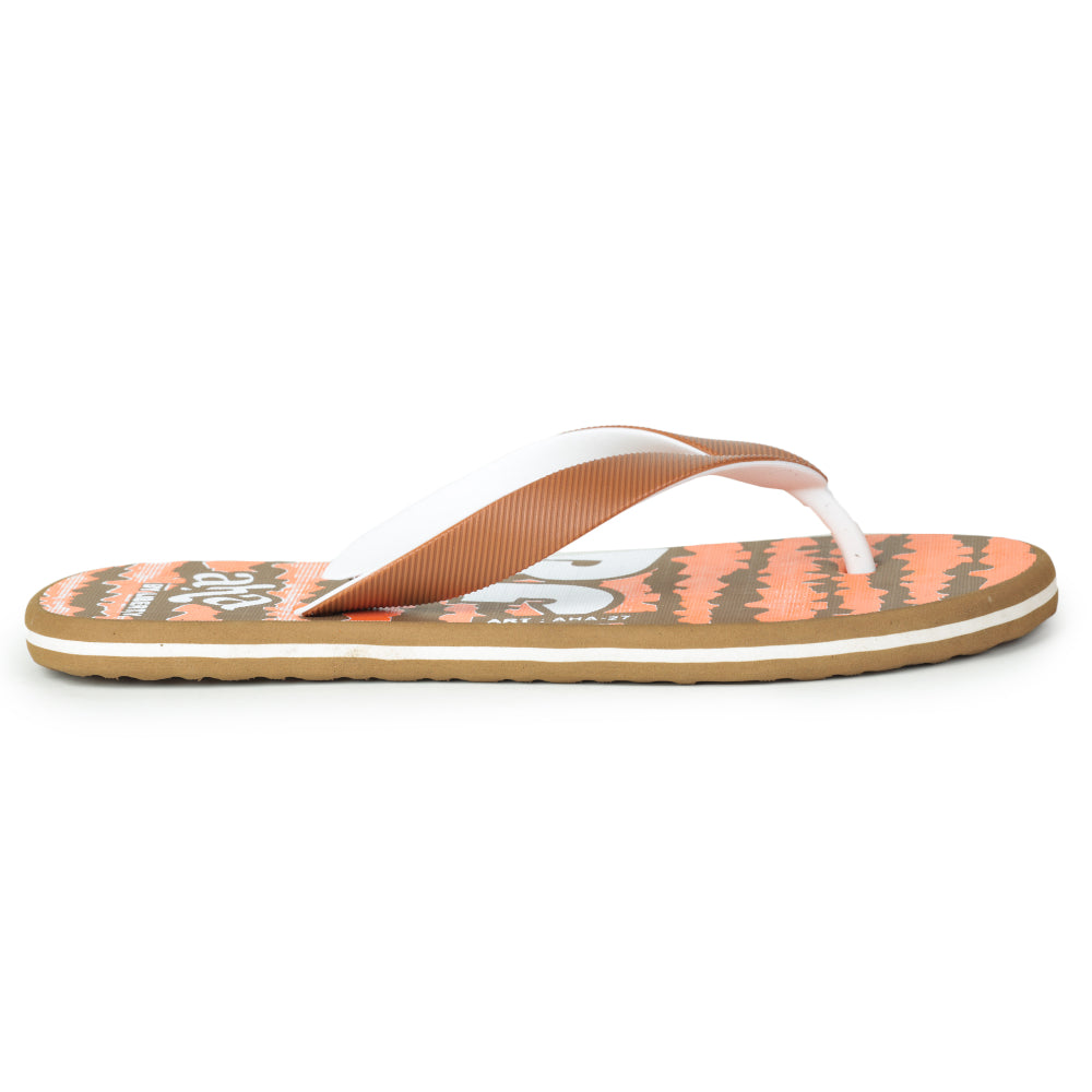 A-HA By Casual Orange Flip-Flops For Men AHA-27 By Liberty