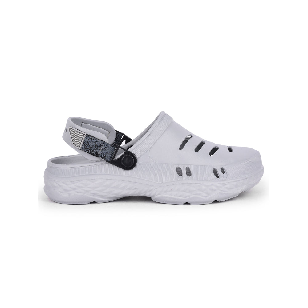 A-HA Casual Light Grey Clogs For Men BEACHRIDE By Liberty