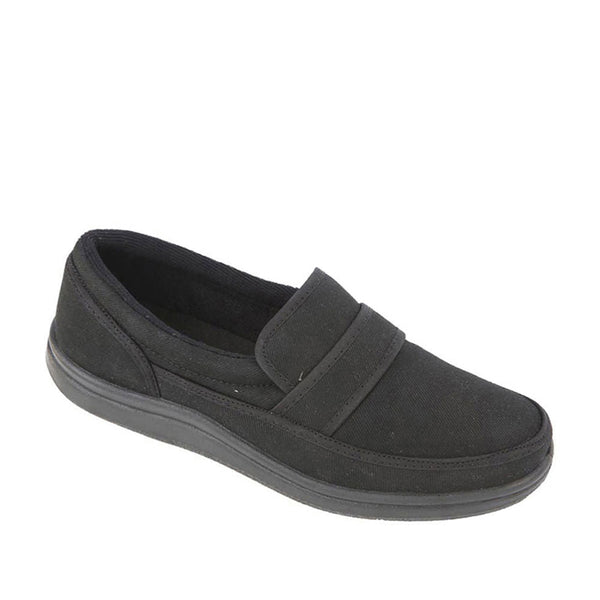 Gliders Casual Black Slip on Moccasins Shoes For Men 37-27 By Liberty