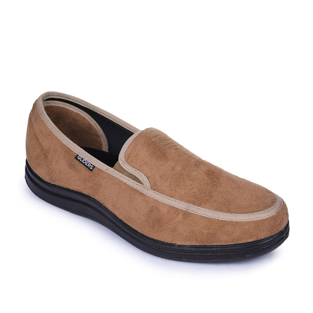 Gliders (Beige) Casual Slip on Shoes For Men 37-65 By Liberty