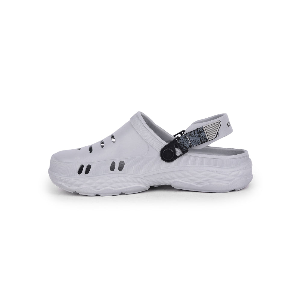 A-HA Casual Light Grey Clogs For Men BEACHRIDE By Liberty