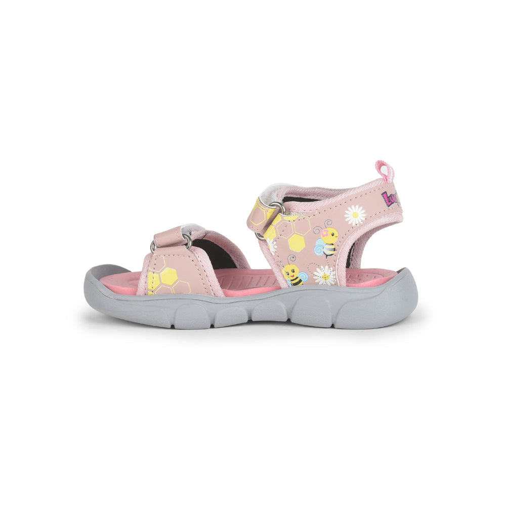 Lucy & Luke Casual Pink Sandal For Kids FLYNN-41 By Liberty