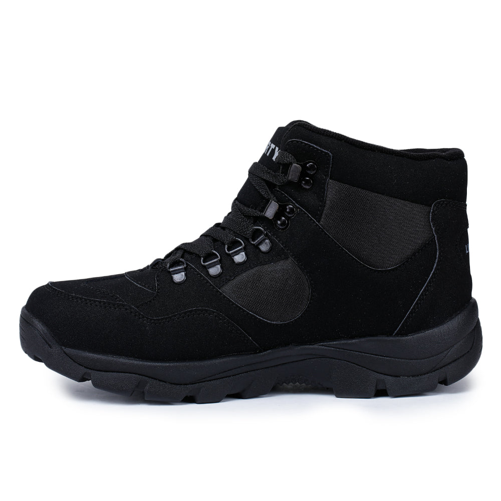 Freedom Lacing Black Safety Shoes For Men EVEREST-4 By Liberty