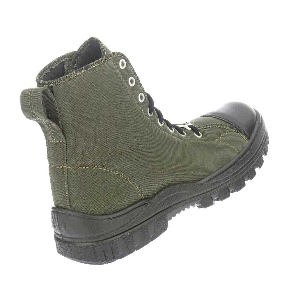 Warrior Anti Spike Toe Cap Olive Green Defence Jungle Boot For Men 319-5 By Liberty