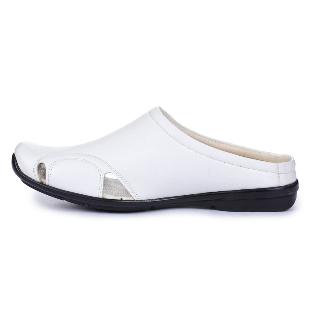 Fortune Black Casual Slip-on Mules For Men J-153 