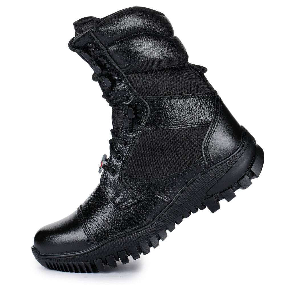 Freedom By Liberty Mens SOLDIER-1 Defence Lacing Black Trekking Boots