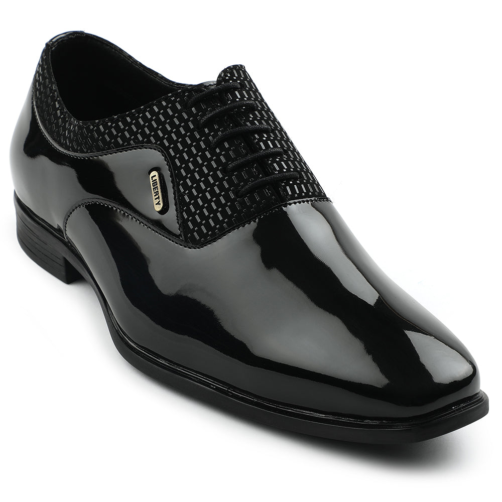 Fortune Black Formal Lacing Oxford Shoes For Mens A998-07 