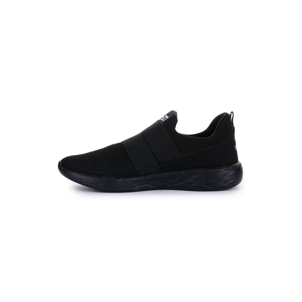 Force 1 Sports Black Slip-on Walking Shoes For Men TIGOZ By Liberty