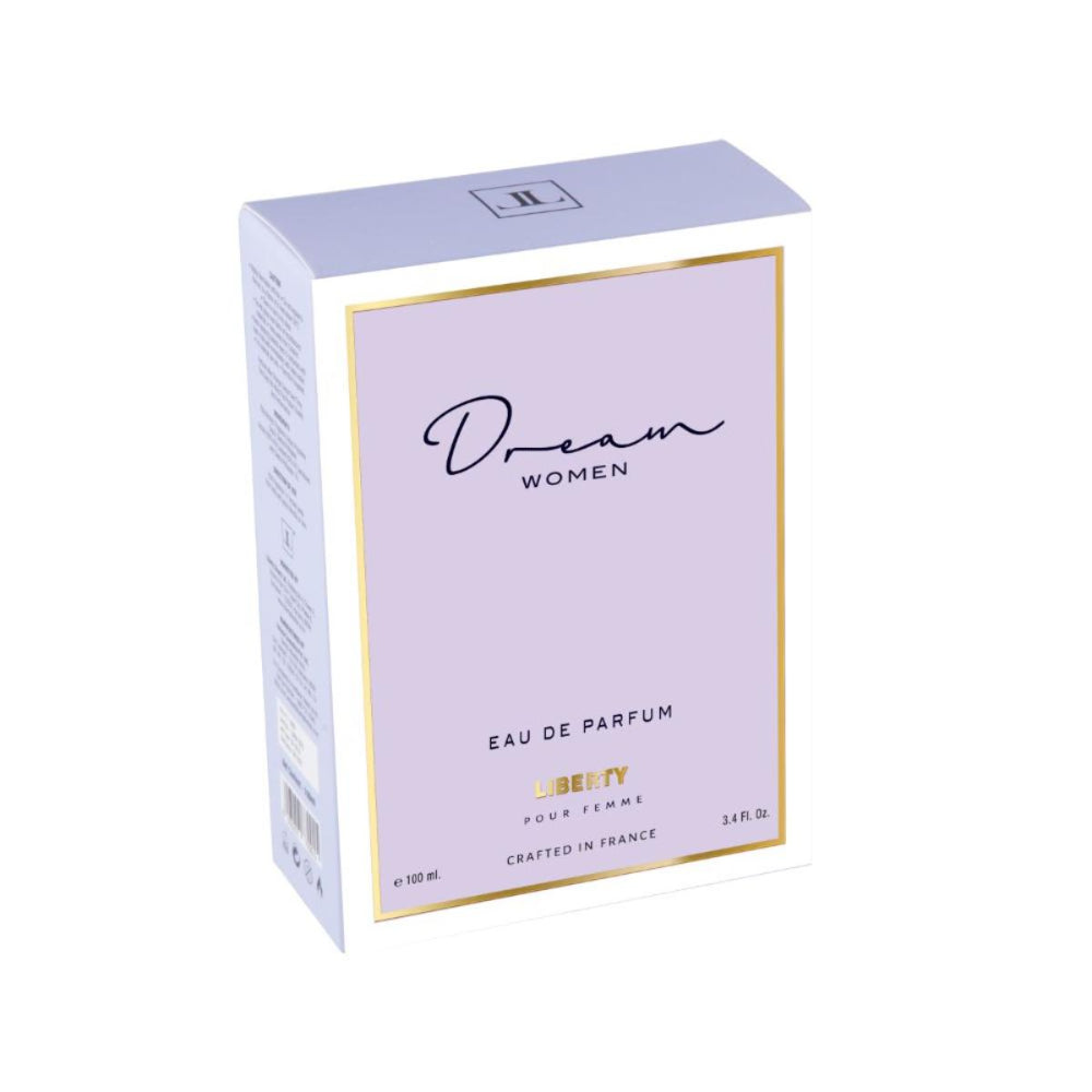 Liberty Luxury Dream Perfume for Women (1ml/3.4Oz), Eau De Parfum (EDP), Crafted in France, Long Lasting Smell, Soft Floral notes.