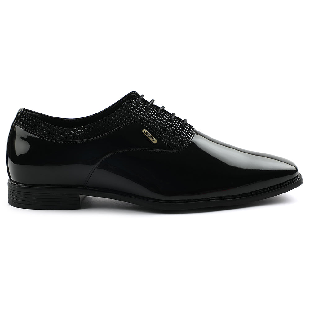 Fortune Black Formal Lacing Oxford Shoes For Mens A998-07 