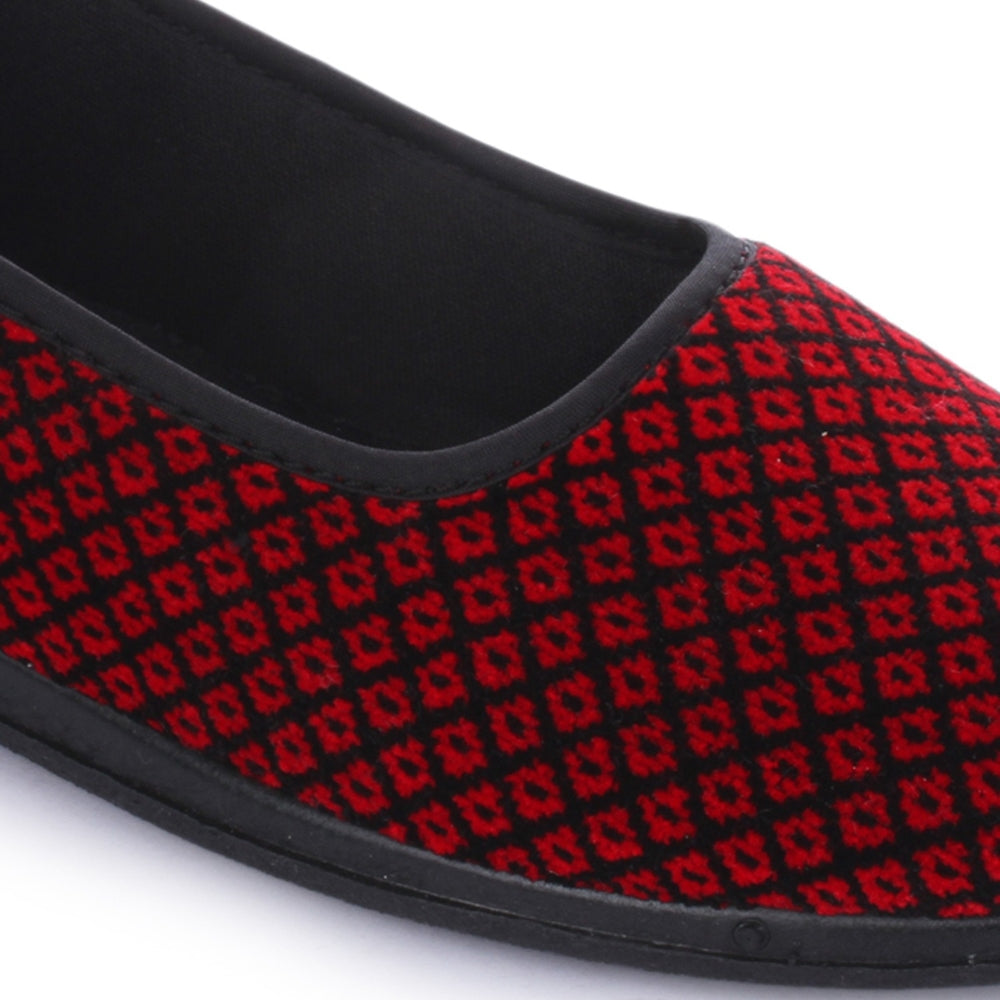 A-HA Red Casual Ballerina Shoes For Women SPL.BELLY 