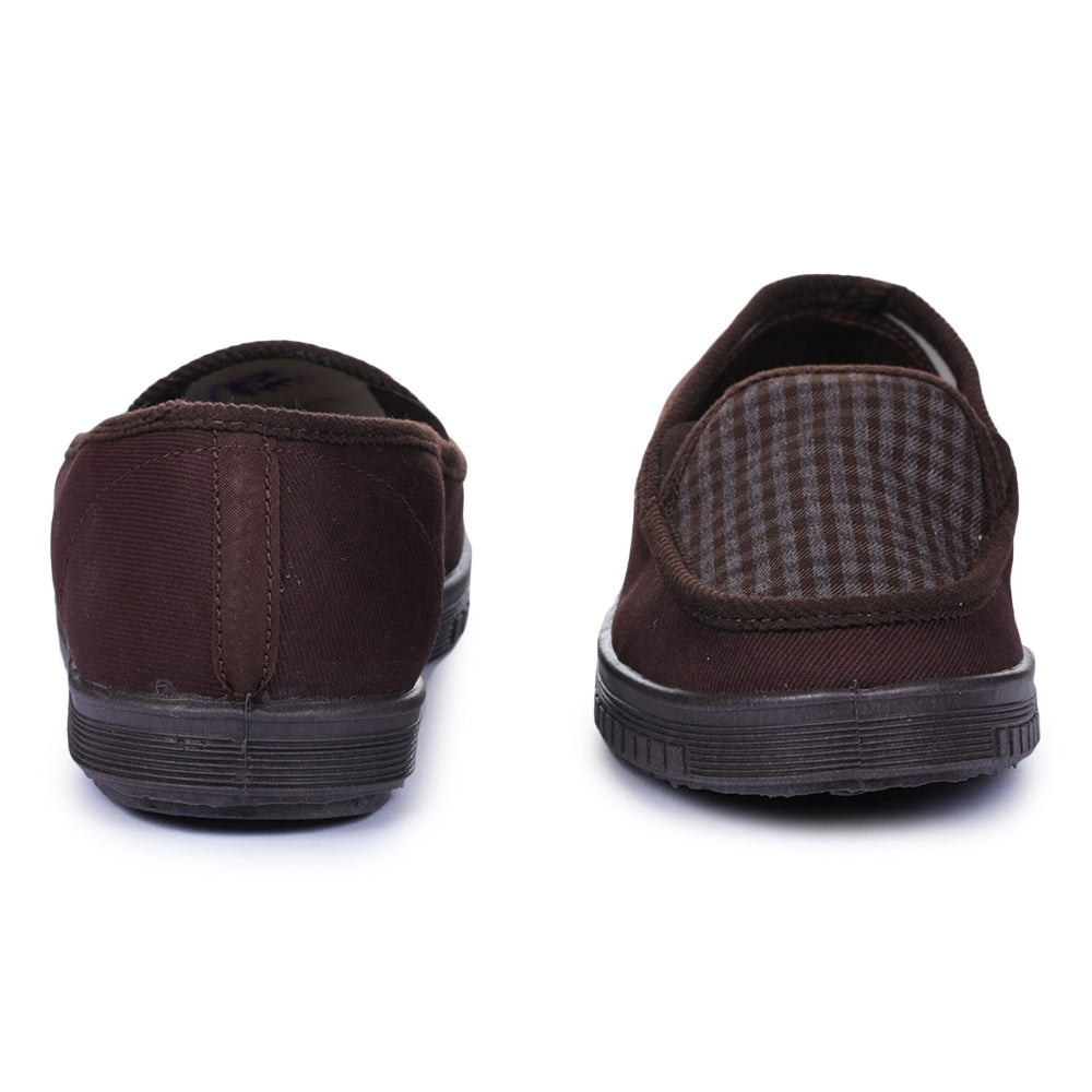 A-HA Brown Casual Non Lacing Shoes For Men WALKER-E 