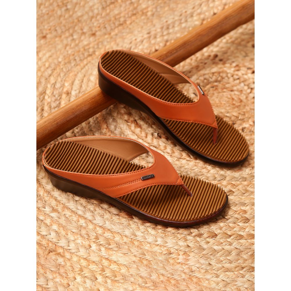 Senorita Casual (Tan) Slipper For Women D1-5 By Liberty