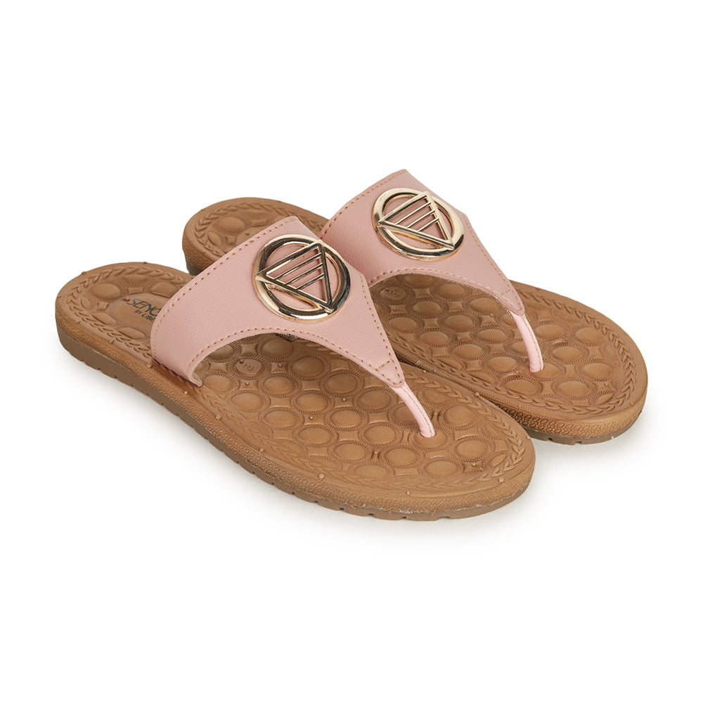 Senorita Casual Pink Slipper For Women Ch-59 By Liberty