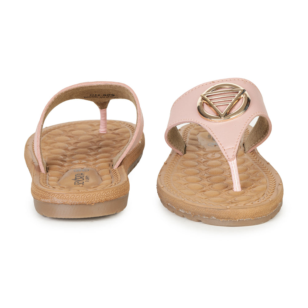 Senorita Casual Pink Slipper For Women Ch-59 By Liberty