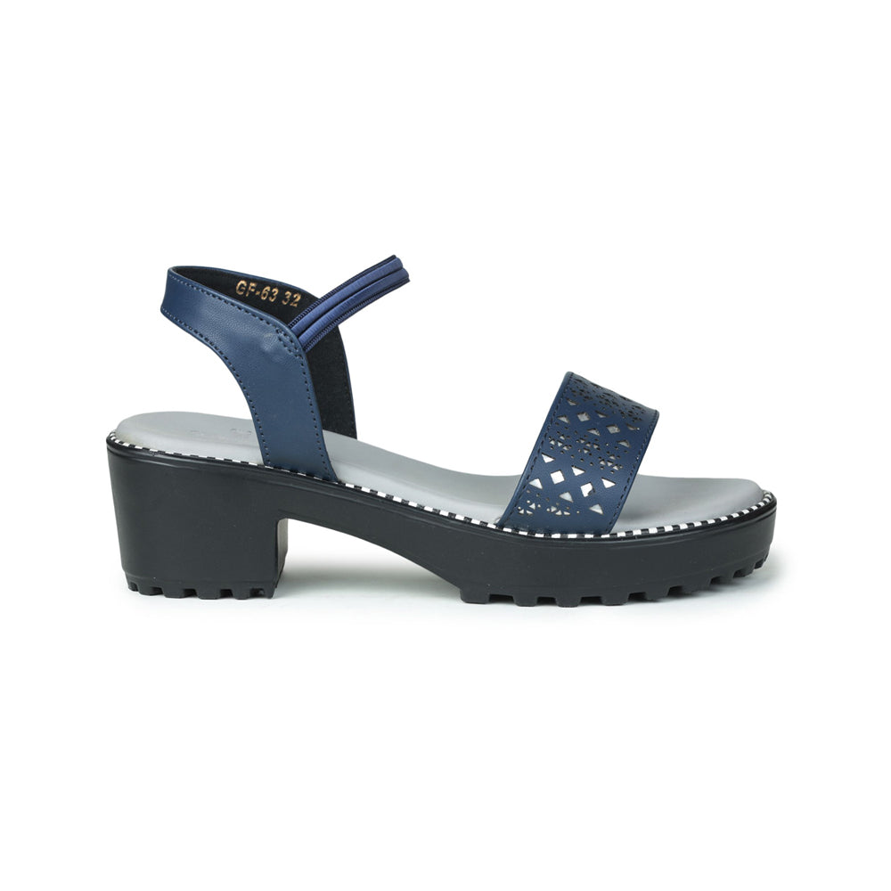 Senorita Casual (Blue) Sandals For Kids GF-63 By Liberty