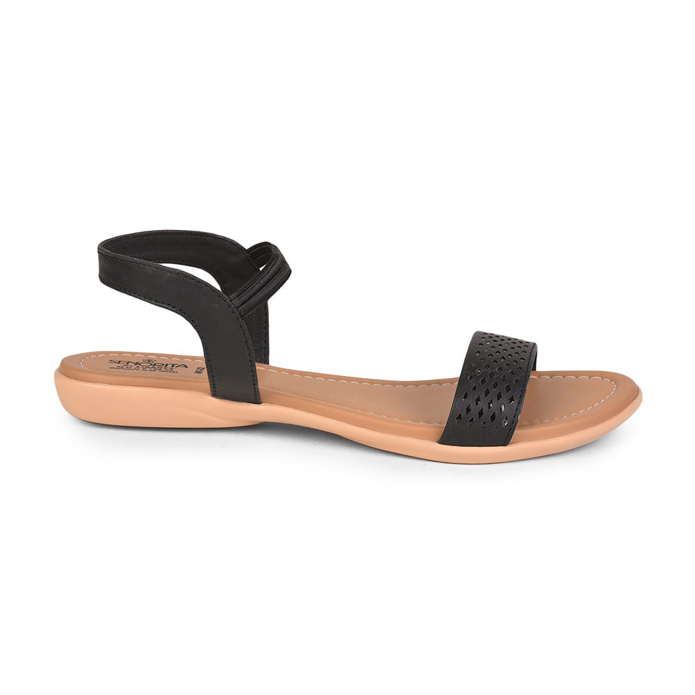 Senorita Casual (Black) Sandals For Women By Liberty