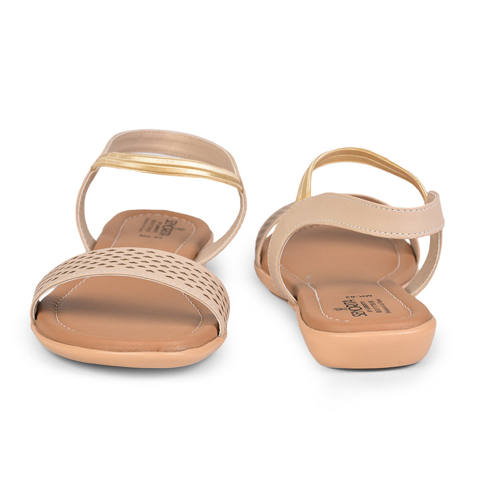 Senorita Casual (Cream) Sandals For Women MK-82 By Liberty