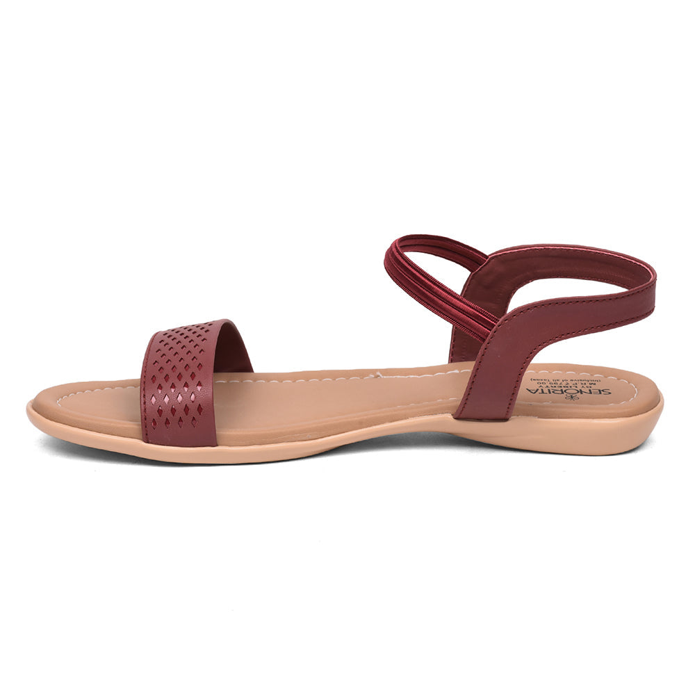 Senorita Casual (Cherry) Sandals For Women MK-82 By Liberty