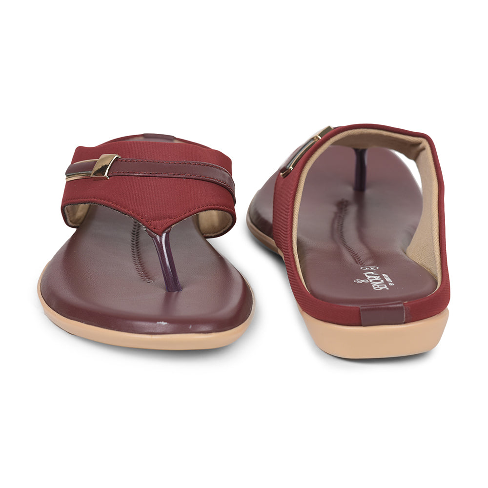 Senorita Fashion (Cherry) Slippers For Women MK-78 By Liberty