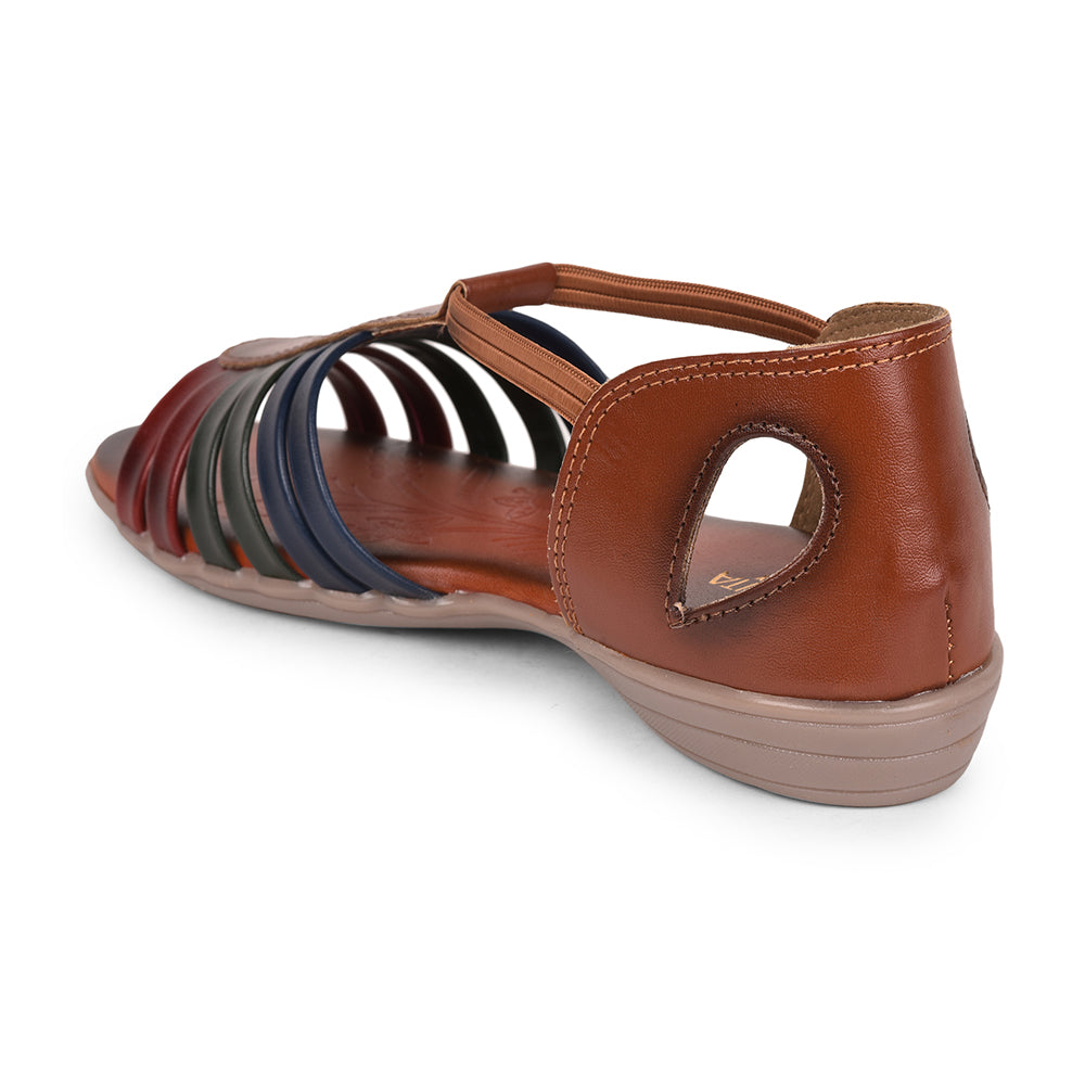 Senorita Casual (Tan) Sandals For Women CH-127 By Liberty