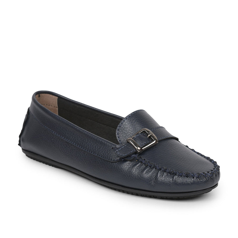 Healers Navy Blue Casual Loafers For Women GI-SML-1 By Liberty