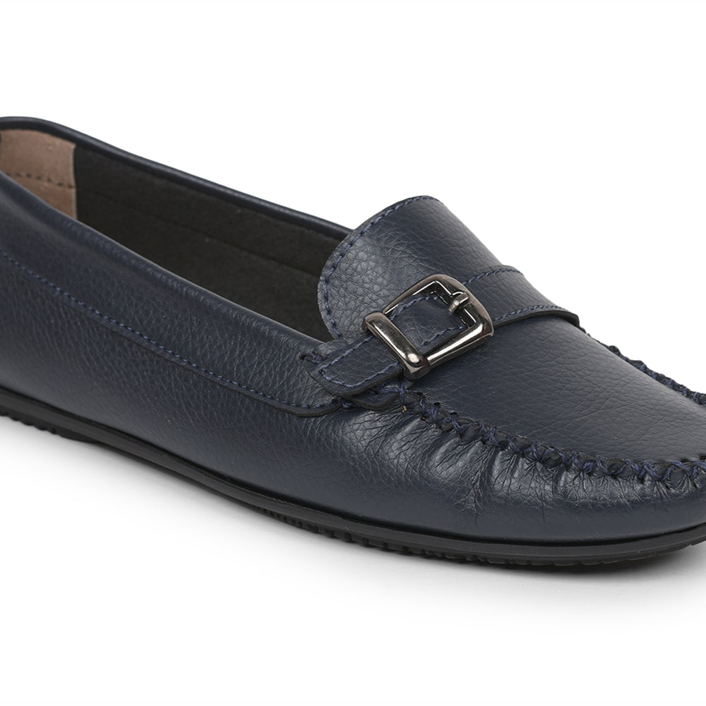 Healers Navy Blue Casual Loafers For Women GI-SML-1 By Liberty