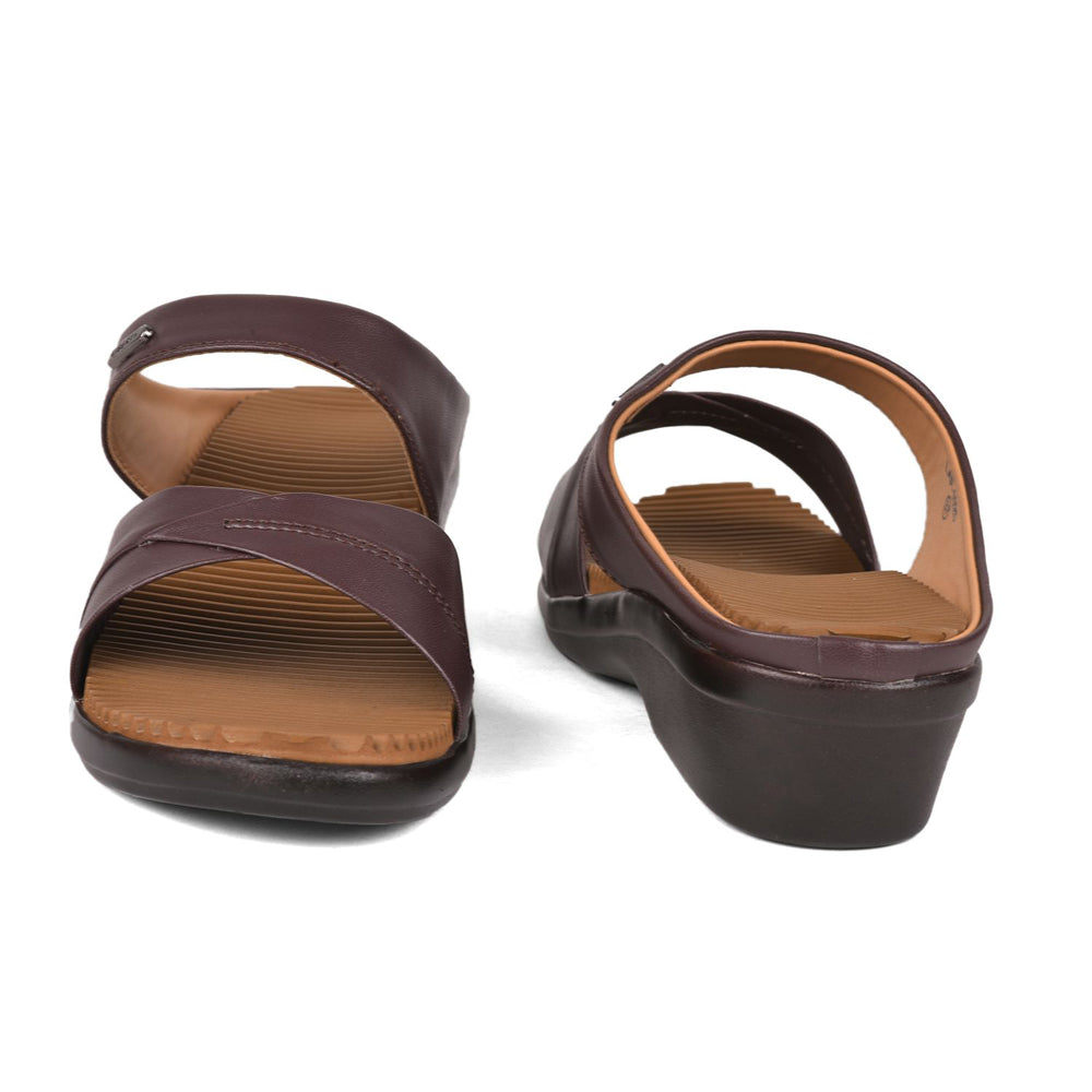 Senorita Casual (Brown) Slippers For Women LAF-125 By Liberty