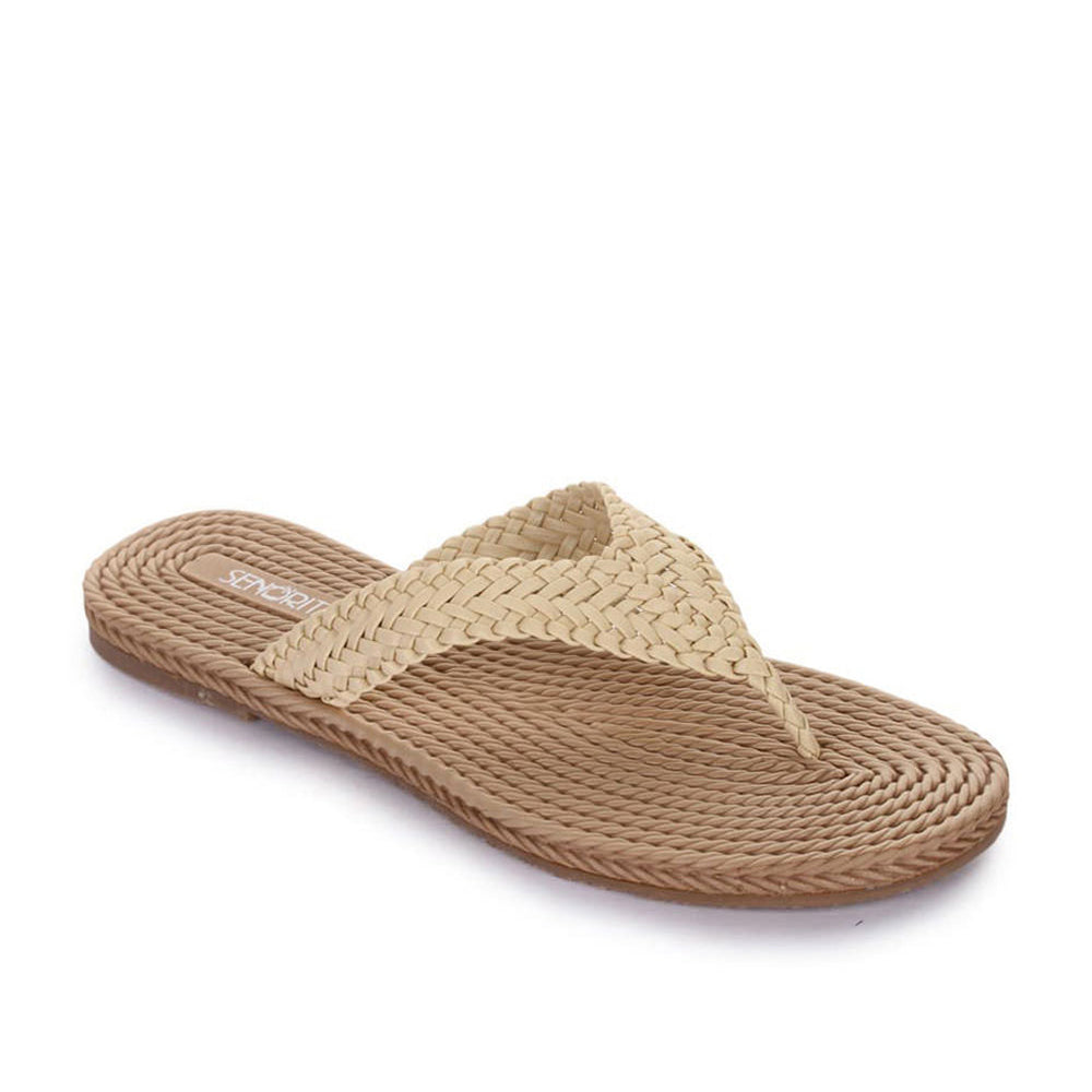 Senorita Casual (Beige) Slipper For Women LSM-135 By Liberty