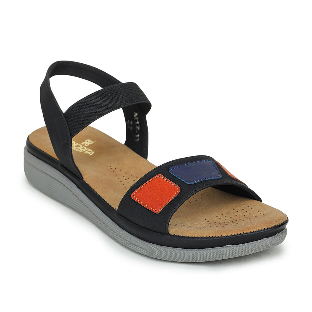 Senorita Casual (Navy Blue) Sandals For Women M17-11 By Liberty