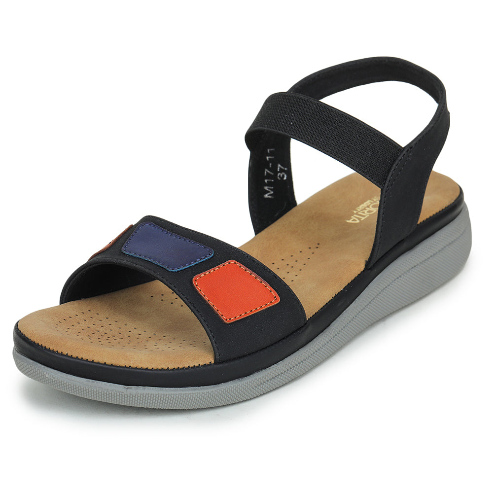 Senorita Casual (Navy Blue) Sandals For Women M17-11 By Liberty