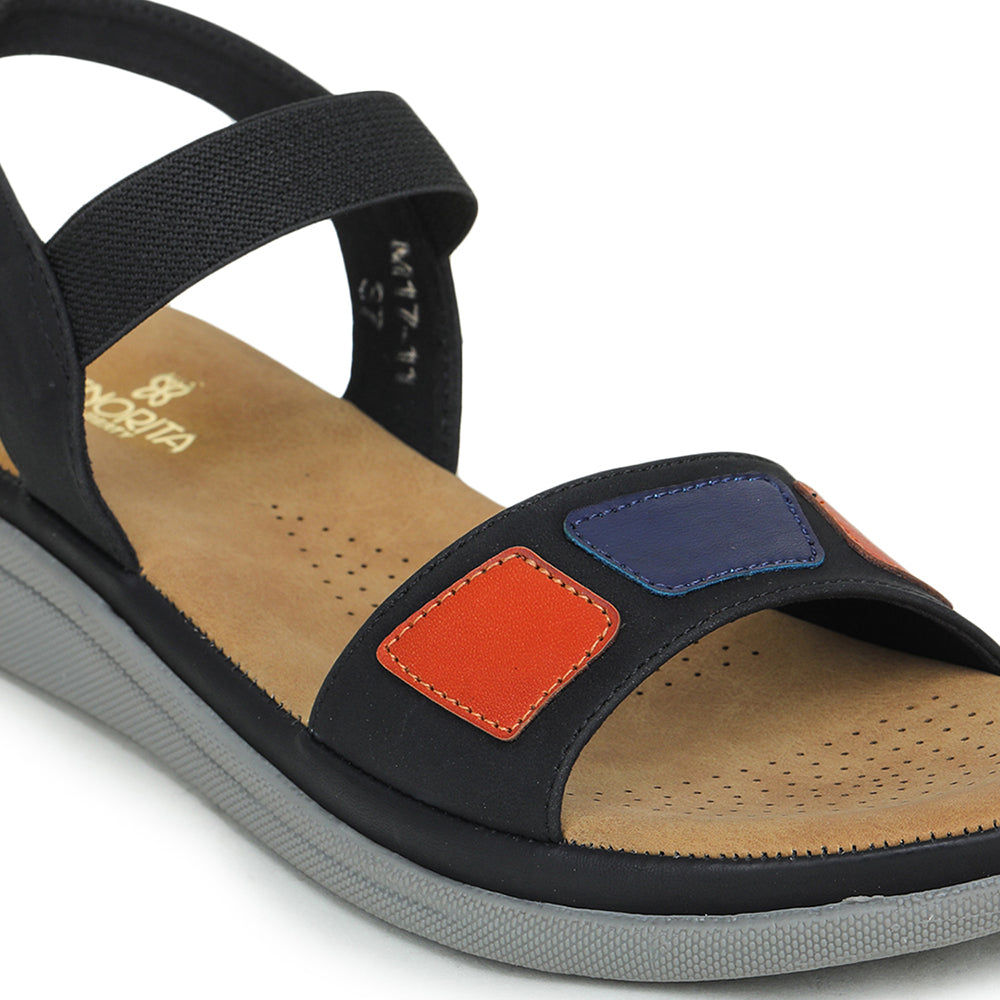 Senorita Casual (Navy Blue) Sandals For Women M17-11 By Liberty