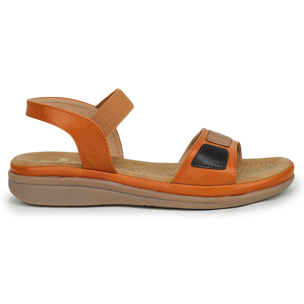 Senorita Casual (Tan) Sandals For Women M17-11 By Liberty