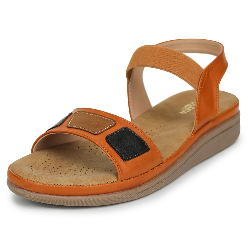 Senorita Casual (Tan) Sandals For Women M17-11 By Liberty