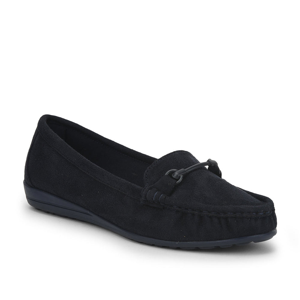 Healers Casual Navy Blue Loafers For Women HM6-1 By Liberty