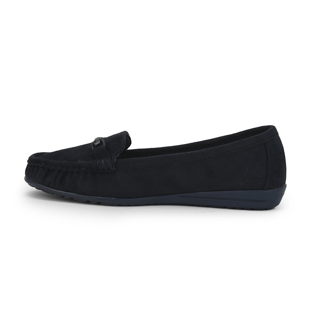 Healers Casual Navy Blue Loafers For Women HM6-1 By Liberty