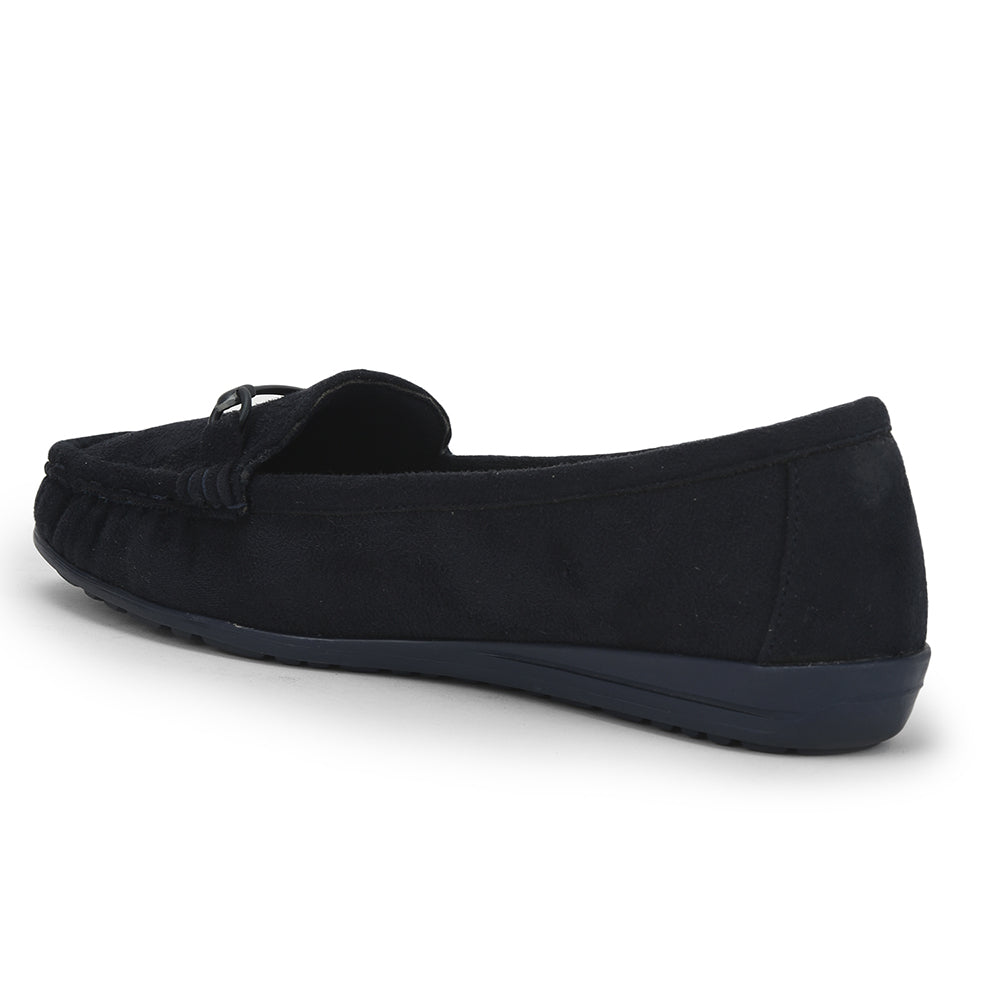 Healers Casual Navy Blue Loafers For Women HM6-1 By Liberty