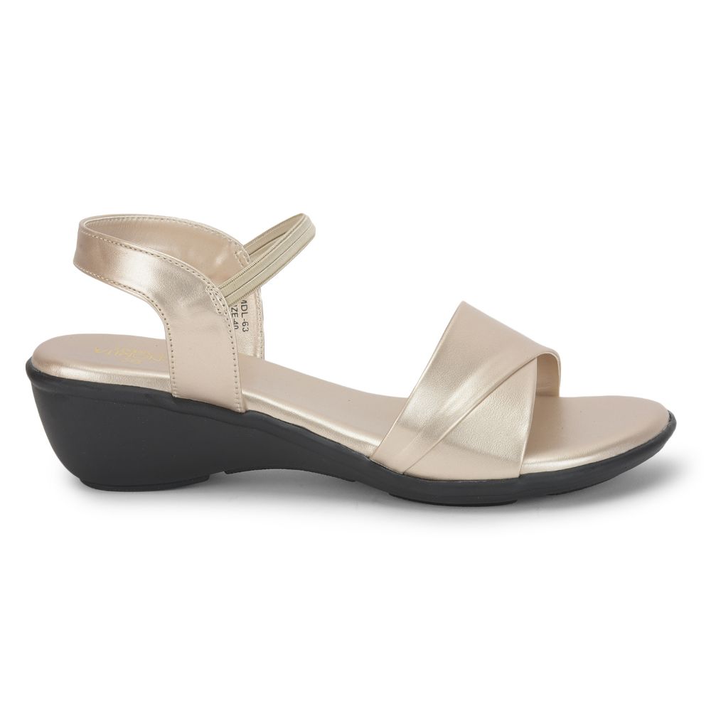 Senorita Ethnic (Silver) Sandals For Ladies MDL-63 By Liberty