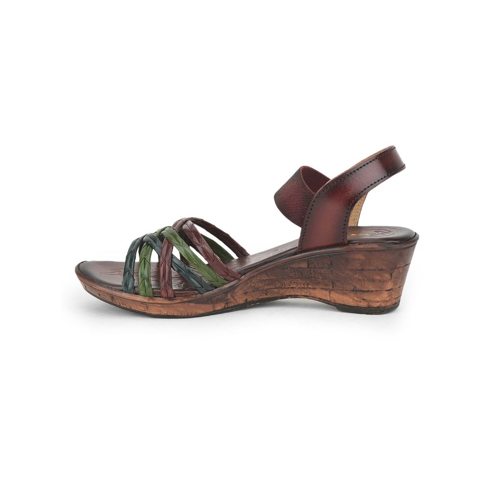 Healers Casual Sandal For Ladies (Cherry) TLO-15 By Liberty