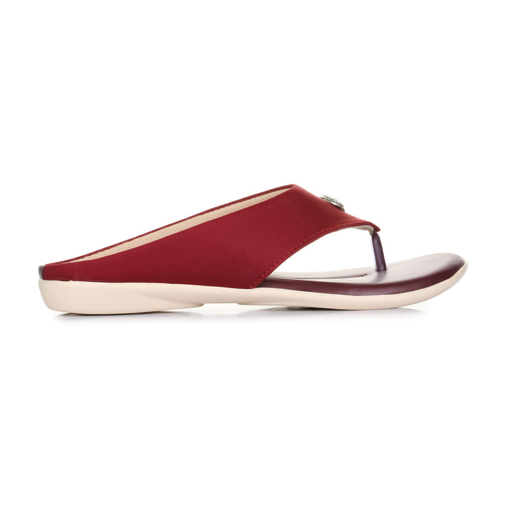 Senorita Casual (Cherry) Slippers For Women MK-8 By Liberty