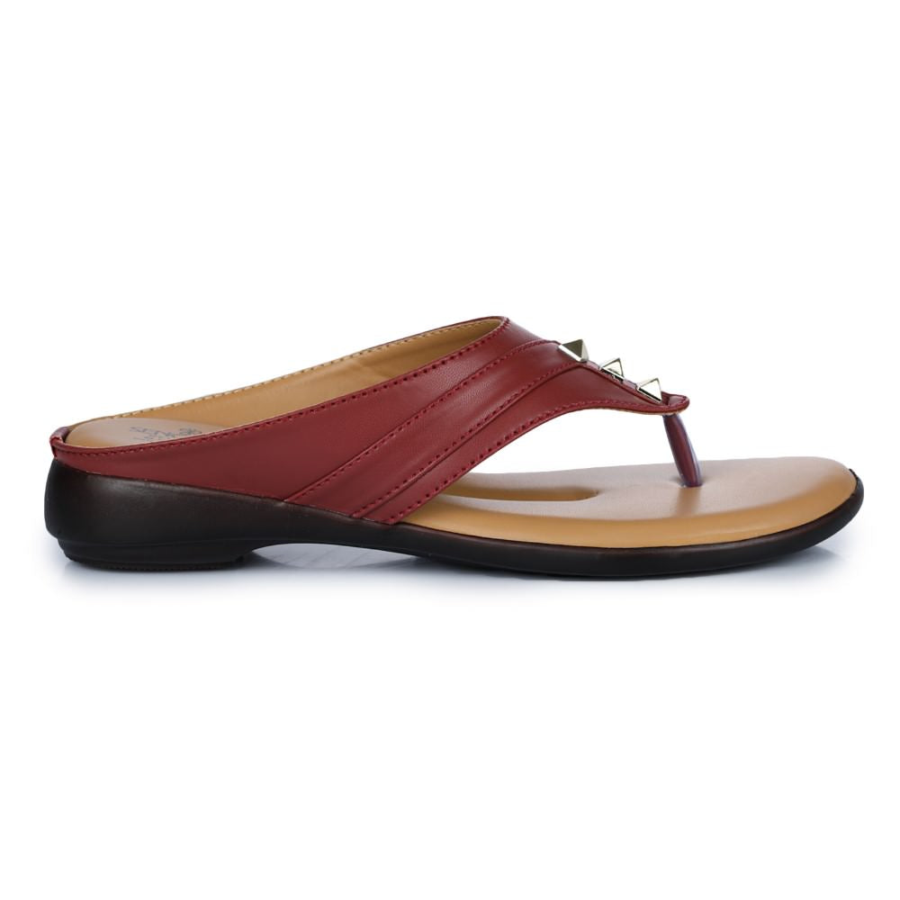 Senorita Casual (Cherry) Slipper For Women LAF-95 By Liberty