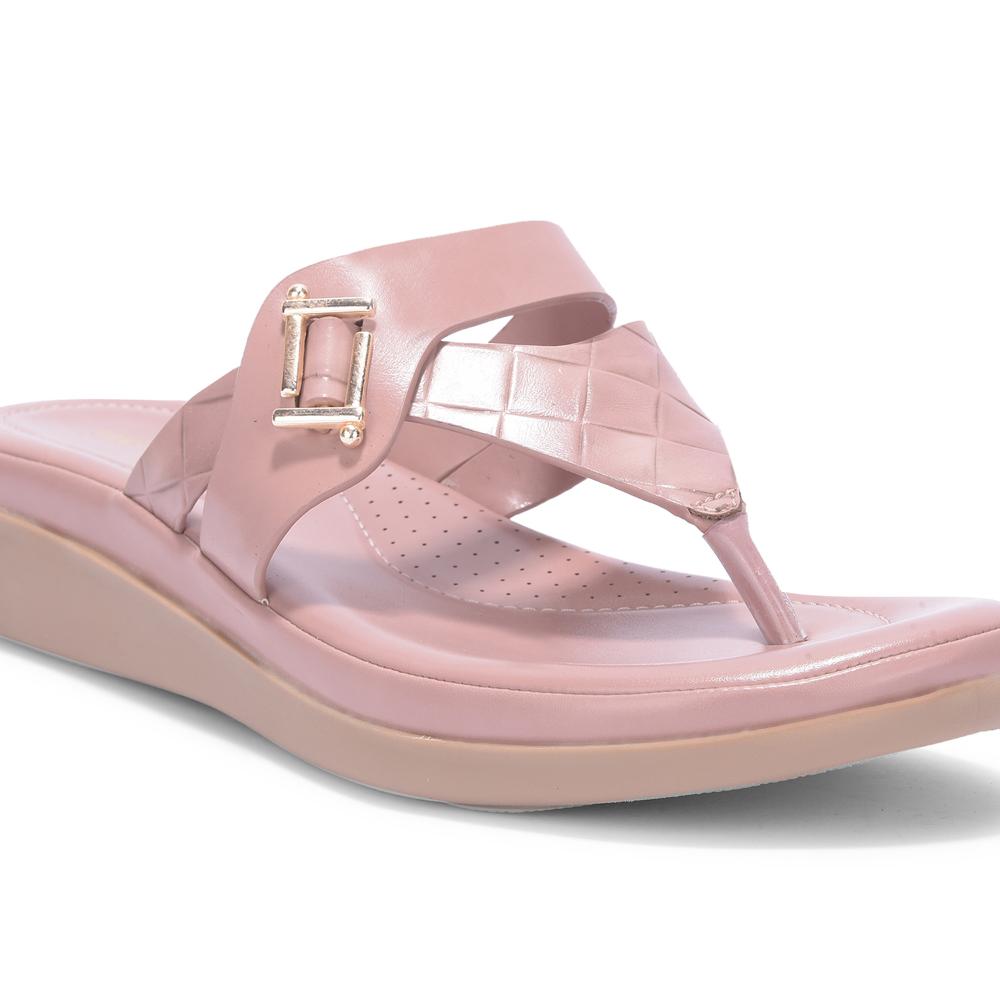 Senorita By Liberty Women JD-13 Peach Casual Slipper