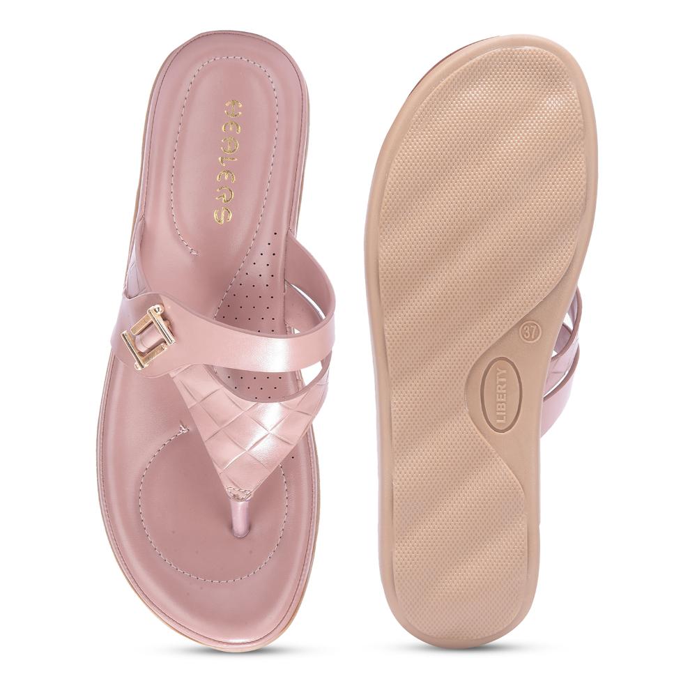 Senorita By Liberty Women JD-13 Peach Casual Slipper