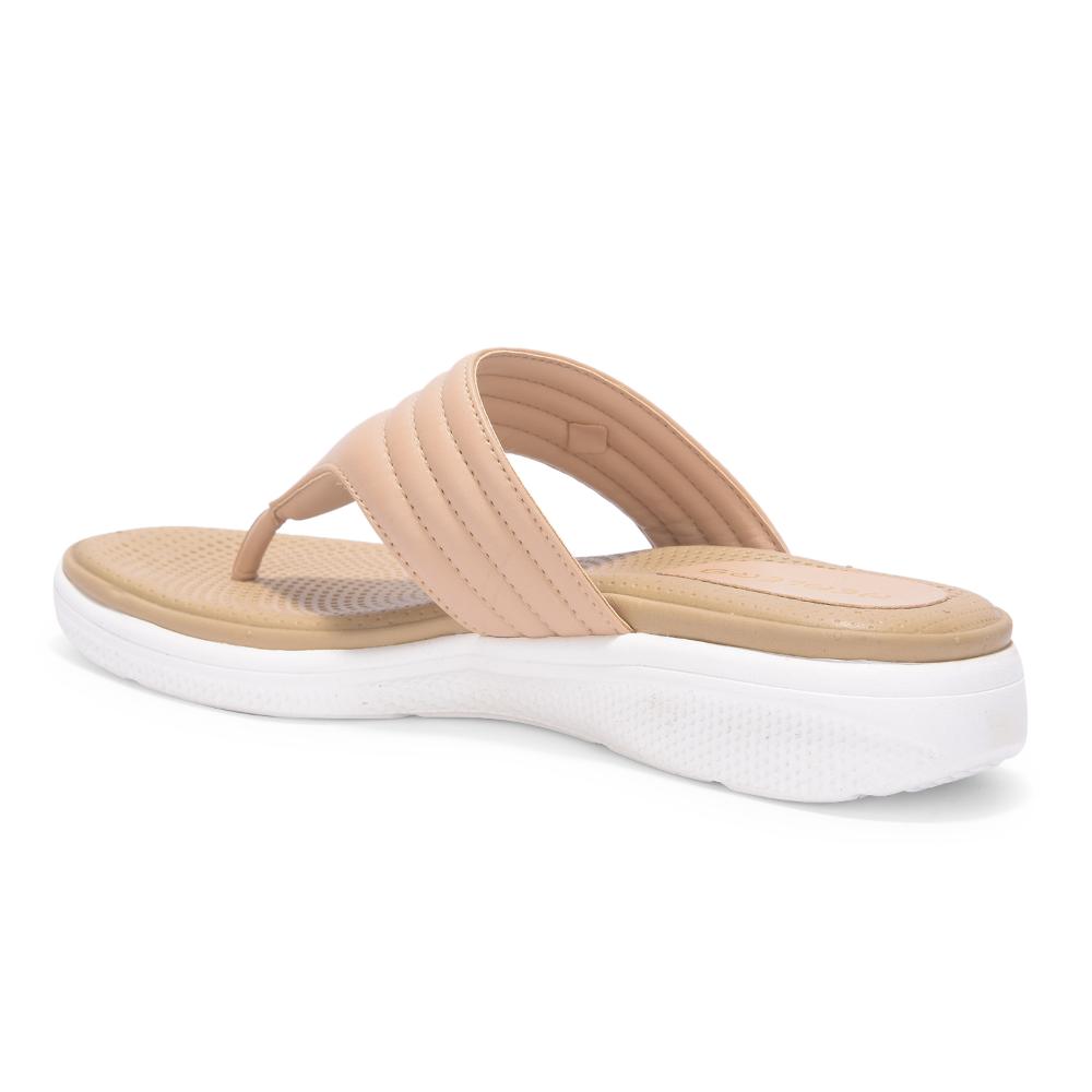 Healers By Liberty Women SFL-1 Cream Casual Slipper