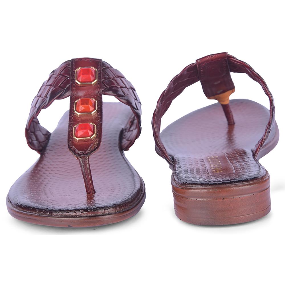 Healers Fashion Cherry Ethnic Slipper For Women TLO-53 By Liberty