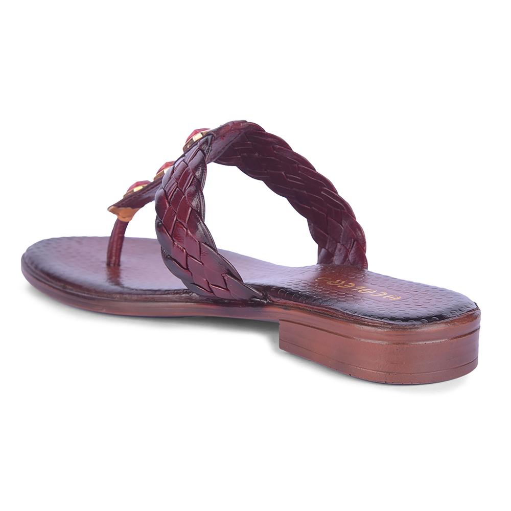 Healers Fashion Cherry Ethnic Slipper For Women TLO-53 By Liberty