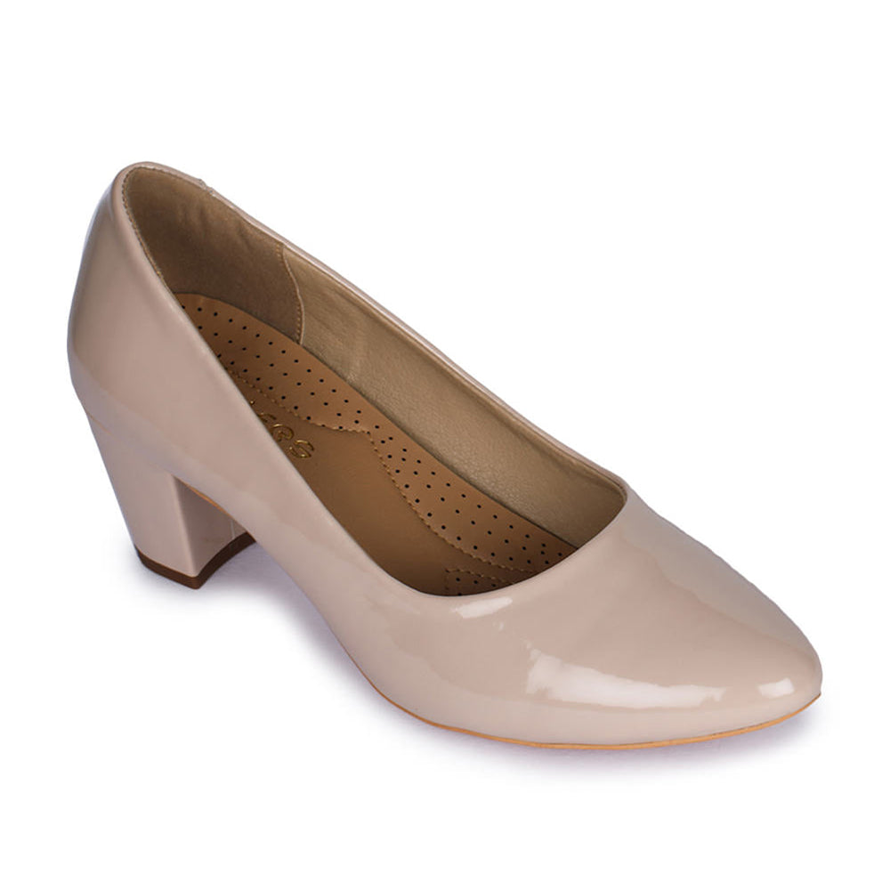 Healers Fashion (Beige) Ballerina Shoes For Women HM6-8 By Liberty